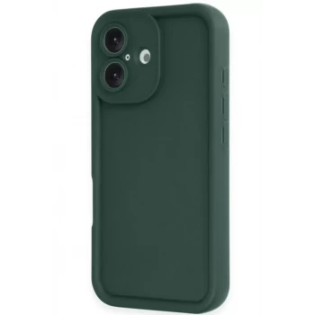 Newface Apple iPhone 16 Kılıf Viera Silikon - Koyu Yeşil