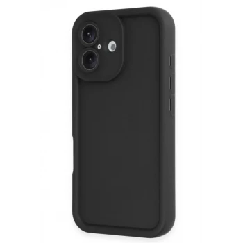 Newface Apple iPhone 16 Kılıf Viera Silikon - Siyah