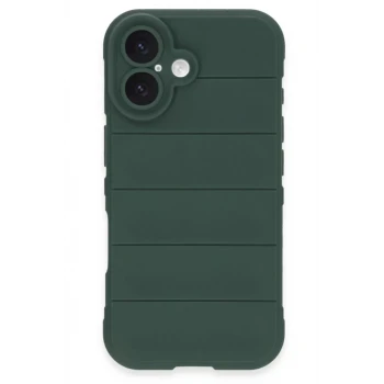 Newface Apple iPhone 16 Plus Kılıf Optimum Silikon - Koyu Yeşil