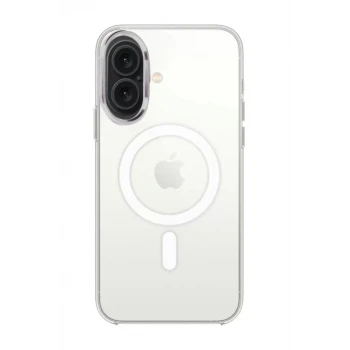 Newface Apple iPhone 16 Plus Kılıf Pc Real Magsafe Kapak - Şeffaf