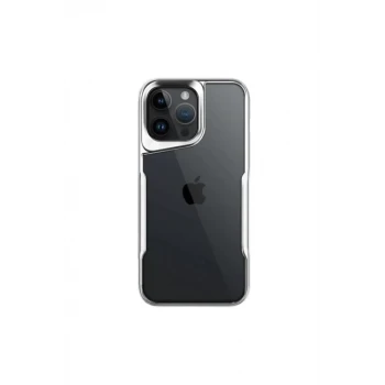 Newface Apple iPhone 16 Pro Kılıf Boyi Silikon Kapak - Gümüş