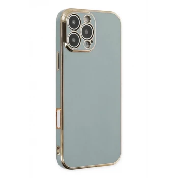 Newface Apple iPhone 16 Pro Kılıf Volet Silikon - Açık Yeşil