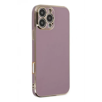 Newface Apple iPhone 16 Pro Kılıf Volet Silikon - Mor