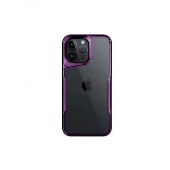 Newface Apple iPhone 16 Pro Max Kılıf Boyi Silikon Kapak - Derin Mor