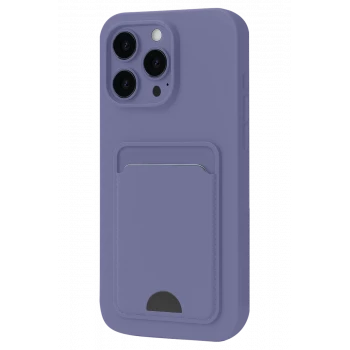 Newface Apple iPhone 16 Pro Max Kılıf Kelvin Kartvizitli Silikon - Lila