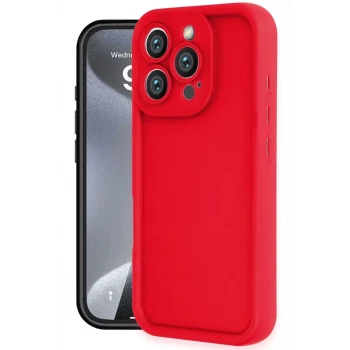 Newface Apple iPhone 16 Pro Max Kılıf Viera Silikon - Kırmızı