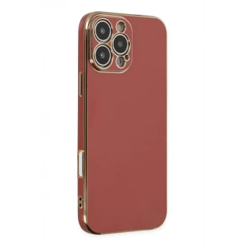 Newface Apple iPhone 16 Pro Max Kılıf Volet Silikon - Kırmızı