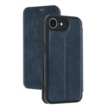 Newface Apple iPhone 16E Kılıf Flip Cover - Lacivert