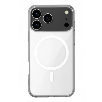 Newface Apple iPhone 17 Pro Max Kılıf Magneticsafe Şeffaf Silikon - Şeffaf