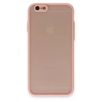 Newface Apple iPhone 6 Kılıf Montreal Silikon Kapak - Pembe