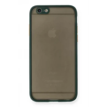 Newface Apple iPhone 6 Kılıf Montreal Silikon Kapak - Yeşil