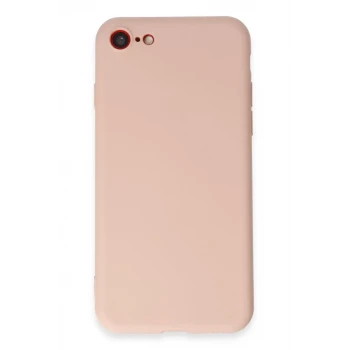 Newface Apple iPhone 7 Kılıf First Silikon - Pudra