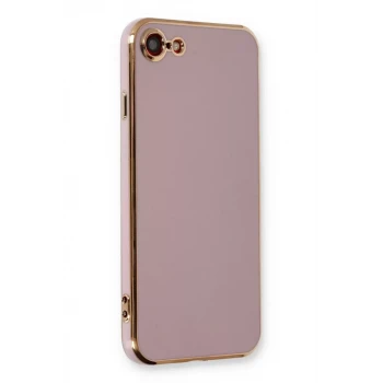 Newface Apple iPhone 7 Kılıf Volet Silikon - Mor