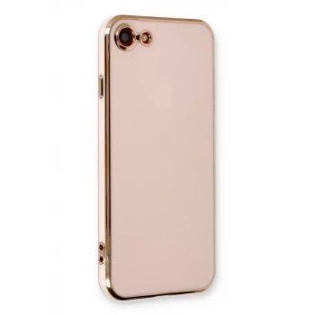 Newface Apple iPhone 7 Kılıf Volet Silikon - Pembe