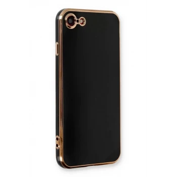 Newface Apple iPhone 7 Kılıf Volet Silikon - Siyah