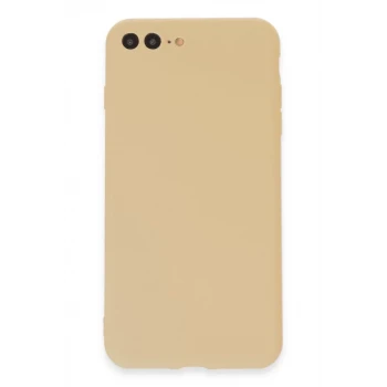 Newface Apple iPhone 7 Plus Kılıf First Silikon - Gold