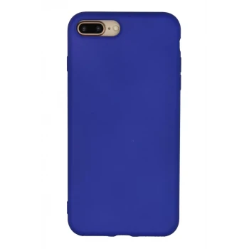 Newface Apple iPhone 7 Plus Kılıf Nano içi Kadife Silikon - Lacivert