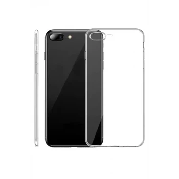 Newface Apple iPhone 8 Plus Kılıf Lüx Şeffaf Silikon