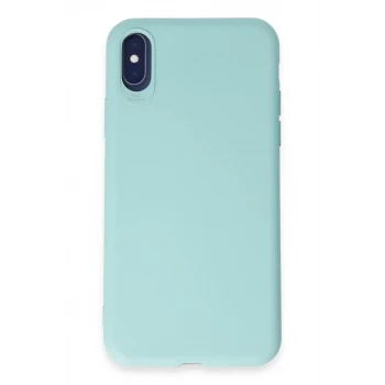 Newface Apple iPhone X Kılıf First Silikon - Turkuaz