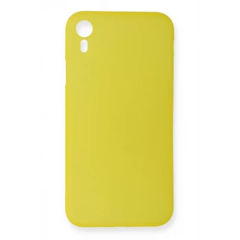 Newface Apple iPhone XR Kılıf PP Ultra İnce Kapak - Sarı