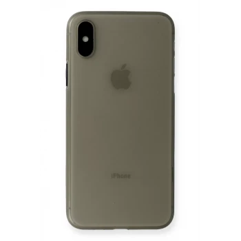 Newface Apple iPhone XS Max Kılıf PP Ultra İnce Kapak - Gri