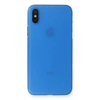 Newface Apple iPhone XS Max Kılıf PP Ultra İnce Kapak - Mavi