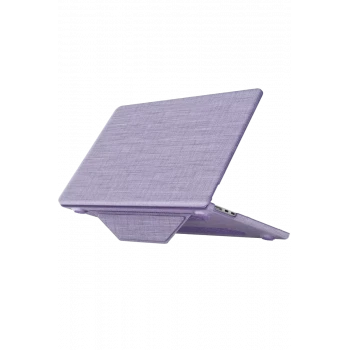 Newface Apple Macbook Air 15 2023 Macbook Kumaş Kapak - Mor