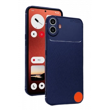 Newface Nothing Phone Nothing CMF Phone 1 Auto Focus Karbon Kapak - Lacivert