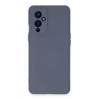 Newface One Plus 9 Kılıf Nano içi Kadife Silikon - Gri