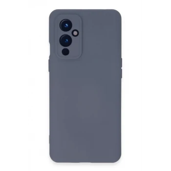 Newface One Plus 9 Kılıf Nano içi Kadife Silikon - Gri