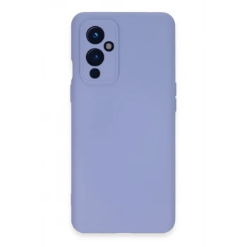 Newface One Plus 9 Kılıf Nano içi Kadife Silikon - Lila