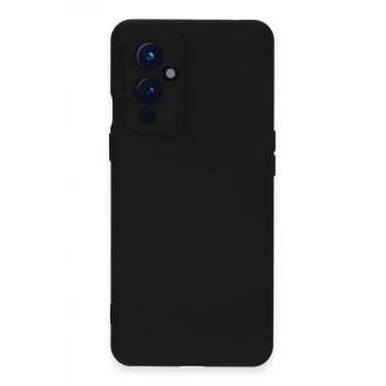 Newface One Plus 9 Kılıf Nano içi Kadife Silikon - Siyah