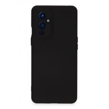 Newface One Plus 9 Kılıf Nano içi Kadife Silikon - Siyah