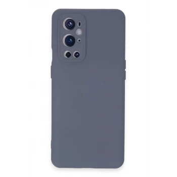 Newface One Plus 9 Pro Kılıf Nano içi Kadife Silikon - Gri