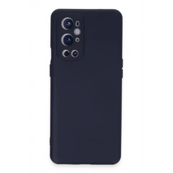 Newface One Plus 9 Pro Kılıf Nano içi Kadife Silikon - Lacivert