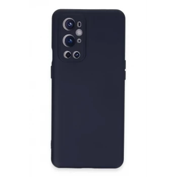 Newface One Plus 9 Pro Kılıf Nano içi Kadife Silikon - Lacivert