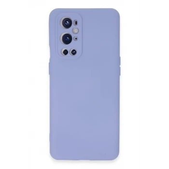 Newface One Plus 9 Pro Kılıf Nano içi Kadife Silikon - Lila