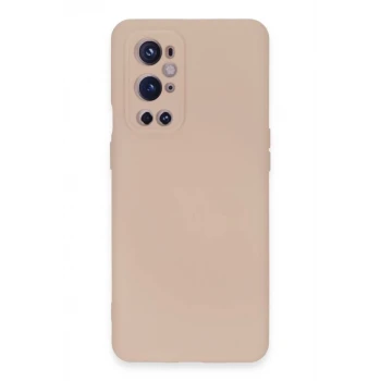 Newface One Plus 9 Pro Kılıf Nano içi Kadife Silikon - Pudra
