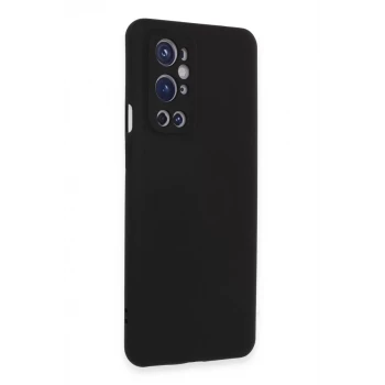 Newface One Plus 9 Pro Kılıf Nano içi Kadife Silikon - Siyah