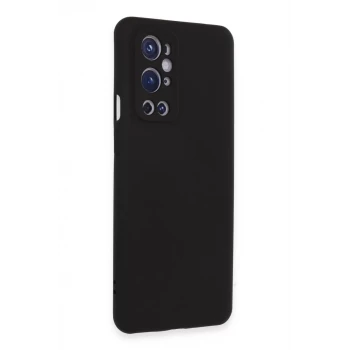Newface One Plus 9 Pro Kılıf Nano içi Kadife Silikon - Siyah