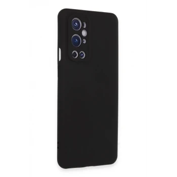 Newface One Plus 9 Pro Kılıf Nano içi Kadife Silikon - Siyah