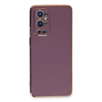 Newface One Plus 9 Pro Kılıf Volet Silikon - Mor