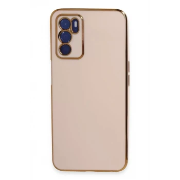 Newface Oppo A16 Kılıf Volet Silikon - Pembe