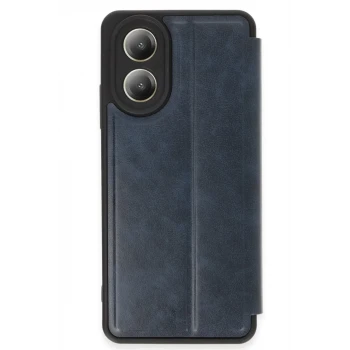 Newface Oppo A38 Kılıf Flip Cover - Lacivert