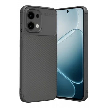 Newface Oppo A6 Pro 4G Auto Focus Karbon Kapak - Gri