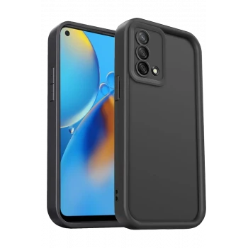 Newface Oppo A74 4G Kılıf Viera Silikon - Siyah