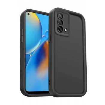 Newface Oppo A74 4G Kılıf Viera Silikon - Siyah