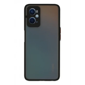 Newface Oppo A96 Kılıf Montreal Silikon Kapak - Siyah