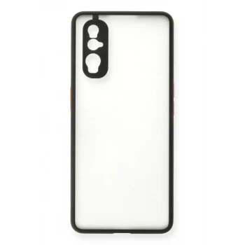 Newface Oppo Find X2 Kılıf Montreal Silikon Kapak - Siyah