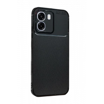 Newface Oppo Oppo A6T 5G Auto Focus Karbon Kapak - Siyah